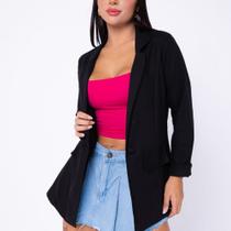 Max Blazer Linho Social Formal Casual Feminino