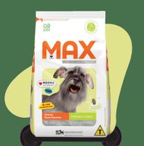 Max cães sênior raças pequenas frango e arroz 3kg