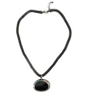 Max colar preto cristal bohemia Max colar preto cristal bohemia