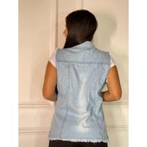 Max Colete Feminino jeans