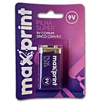 Max Print Bateria 9v Comum Zinco Carvão