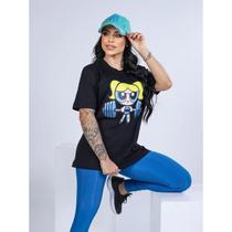 Max Tshirt Meninas Super Poderosas Oversized Camisetão Lindinha