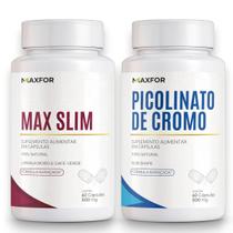 Maxfor Combo Max Slim + Picolinato de Cromo 250mcg - 60 Cápsulas Maxfor Combo Max Slim + Picolinato de Cromo 250mcg - 60 Cápsulas