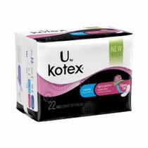Maxi Absorvente Ultrafino Kotex U - Pacote com 22 Unidades