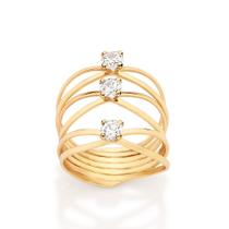 Maxi Anel Aro Triplo Com Zircônias Rommanel 513639 Tamanho:22Cor:BRANCO Maxi Anel Aro Triplo Com Zircônias Rommanel 513639 Tamanho:22Cor:BRANCO