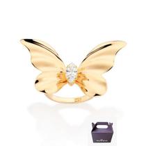 Maxi Anel Borboleta Com Asas Onduladas 513486 Rommanel