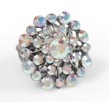 Maxi Anel Com Strass Furta Cor