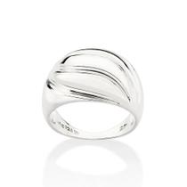 Maxi anel formato abaulado prata 925 Rommanel 810231