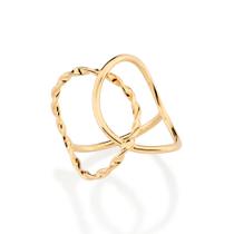 Maxi Anel Rommanel Círculos Vazados Banhado A Ouro - 513531 Tamanho:26Cor:Dourado Maxi Anel Rommanel Círculos Vazados Banhado A Ouro - 513531 Tamanho:26Cor:Dourado