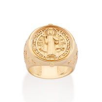 Maxi anel são bento com dois lados banhado 513547 Rommanel Maxi anel são bento com dois lados banhado 513547 Rommanel