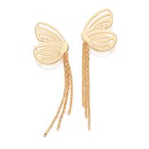 Maxi Brinco Borboleta Banhado a Ouro Rommanel 527543 Cor:Dourado Maxi Brinco Borboleta Banhado a Ouro Rommanel 527543 Cor:Dourado