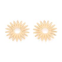 Maxi Brinco Sol Vazado Banhado a Ouro 527553 Cor:Dourado Maxi Brinco Sol Vazado Banhado a Ouro 527553 Cor:Dourado