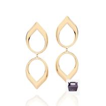 Maxi Brincos Gotas Vazado Pêndulo 527333 Rommanel Maxi Brincos Gotas Vazado Pêndulo 527333 Rommanel