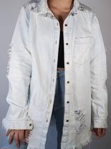 Maxi Camisa Jeans Destroyed Nexo