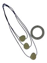 Maxi Colar Bijuteria Fina Fecho Ajustável Fashion Versáti