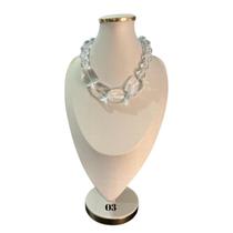 Maxi Colar Feminino em Resina e Cristal blogueira Verão