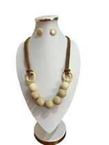 Maxi colar feminino tendencia elegante cabo frio