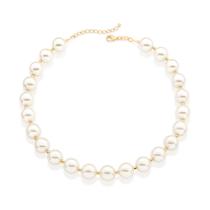 Maxi colar folheado a ouro com pérolas 532390 Rommanel