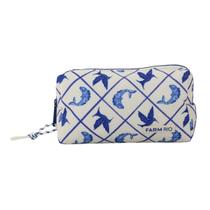 Maxi Necessaire Farm Ora Bolas Limão Gráfico Original - Azul - Único Maxi Necessaire Farm Ora Bolas Limão Gráfico Original - Azul - Único