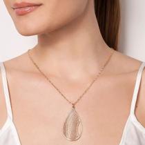 Maxi pingente gota banhado a ouro 18k - tam.único 5428540000 Maxi pingente gota banhado a ouro 18k - tam.único 5428540000