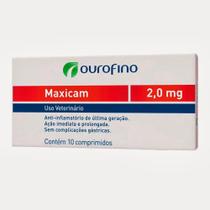 MAXICAM COMPRIMIDOS 2,0mg - cx c/ 10 comprimidos - Ourofino