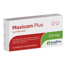 Maxicam Plus 0,5mg Ourofino C/8 Comprimidos