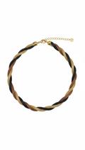 Maxicolar resina e fio encerado modelo:tranc preto prata e dourado Maxicolar resina e fio encerado modelo:tranc preto prata e dourado