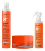 Maxiline Kit Pro Vitaminas Shampoo + máscara + finalizador