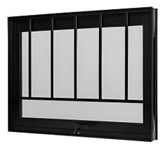 Maxim-ar 50x50cm Alumínio Preto Janela Vitro De Banheiro Preto