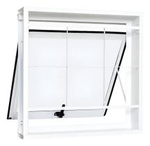 Maxim Ar Com Grade 60x60cm Aço Max Ar Vitro Janela Banheiro Branco Maxim Ar Com Grade 60x60cm Aço Max Ar Vitro Janela Banheiro Branco
