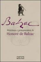 Máximas e pensamentos de honoré de balzac
