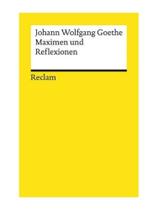Maximen und reflexionen Maximen und reflexionen