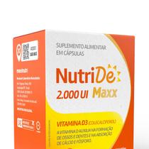 Maxinutri Nutride Vitamina D3 2000UI 60 Cápsulas Imunidade Ossos Dentes e Saúde Muscular Maxinutri Nutride Vitamina D3 2000UI 60 Cápsulas Imunidade Ossos Dentes e Saúde Muscular