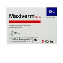 Maxiverm Plus Konig com 4 Comprimidos de 660mg