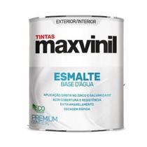 Maxvinil esmalte base agua 3,6l varias cores e acabamentos