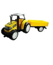 Maxx trator serie carreta 259 amarela - usual brinquedos (43755)
