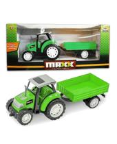 Maxx trator serie carreta 259 verde - usual brinquedos (43754)