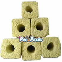 Maxxi bacteria house quadrada grande pacote c/ 6 unid - tubos de ceramica Maxxi bacteria house quadrada grande pacote c/ 6 unid - tubos de ceramica