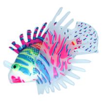 Maxxi lionfish ys-15111r vermelha 11x8cm glowing - un