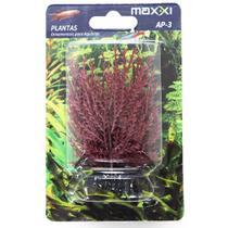 Maxxi Planta plástica Enfeite Para Aquário Ap-3" 7,5cm