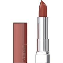 Maybelline Color Sensational Batom, Maquiagem Labial, Acabamento Creme, Batom Hidratante, Nude, Rosa, Vermelho, Cor labial de ameixa, Batida de Tijolo, 0,15 oz (Embalagem pode variar)