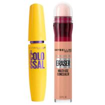 Maybelline Colossal Eraser Kit - Máscara para Cílios + Corretivo Honey