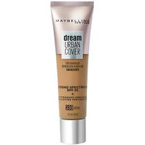 Maybelline Dream Urban Cover Flawless Coverage Foundation Makeup, SPF 50, Toffee