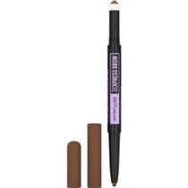 Maybelline New York Express 2-In-1 Lápis e Maquiagem de Sobrancelha em Pó, Marrom Macio