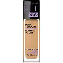 Maybelline New York Fit Me Dewy + Smooth Foundation Makeup, Soft Tan, 1 Fl. Oz (Pack of 1)
