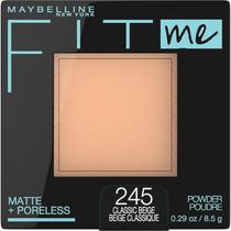 Maybelline New York Fit Me Matte + Poreless Powder Makeup, Classic Beige, 0.29 Onça, Pack of 1