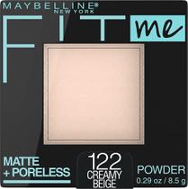 Maybelline New York Fit Me Matte + Poreless Pressed Face Powder Makeup, Creamy Bege, 0.28 Ounce, Pack of 1