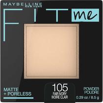 Maybelline New York Fit Me Matte + Poreless Pressed Face Powder Makeup, Fair Ivory, 0.29 Onça, Pack of 1