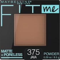 Maybelline New York Fit Me Matte + Poreless Pressed Face Powder Makeup, Java, 0.28 Onça, Pack of 1