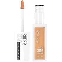 Maybelline New York Super Stay Liquid Concealer Makeup, Full Coverage Concealer, Até 30 Horas de Desgaste, Resistência à Transferência, Acabamento Fosco Natural, Sem Óleo, Disponível em 16 Tons, 30, 0,33 Fl Oz